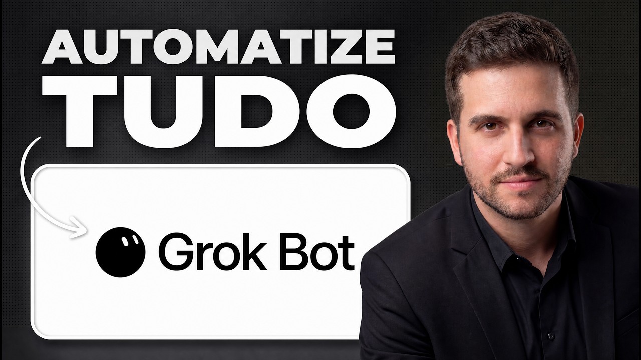 COMO USAR O NOVO GROK BOT: TUTORIAL COMPLETO pra CRIAR AGENTES que TRABALHAM SOZINHOS