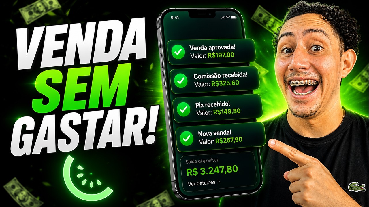 COMO VENDER NA KIWIFY RÁPIDO SEM APARECER E SEM GASTAR NADA! (PASSO A PASSO PELO CELULAR!)