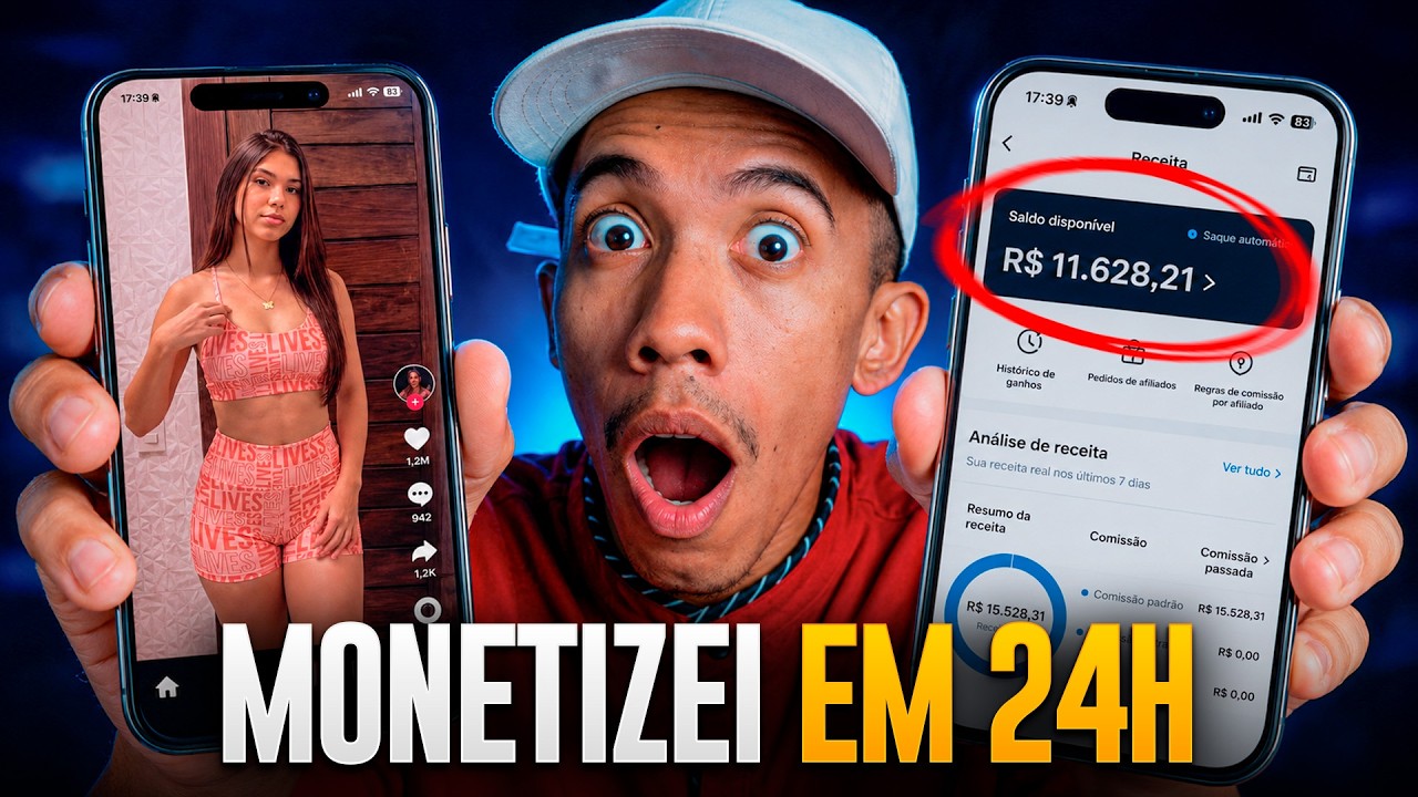 Como CRIAR uma INFLUENCIADORA de IA e MONETIZAR uma CONTA NOVA em MENOS DE 24H no TIKTOK SHOP