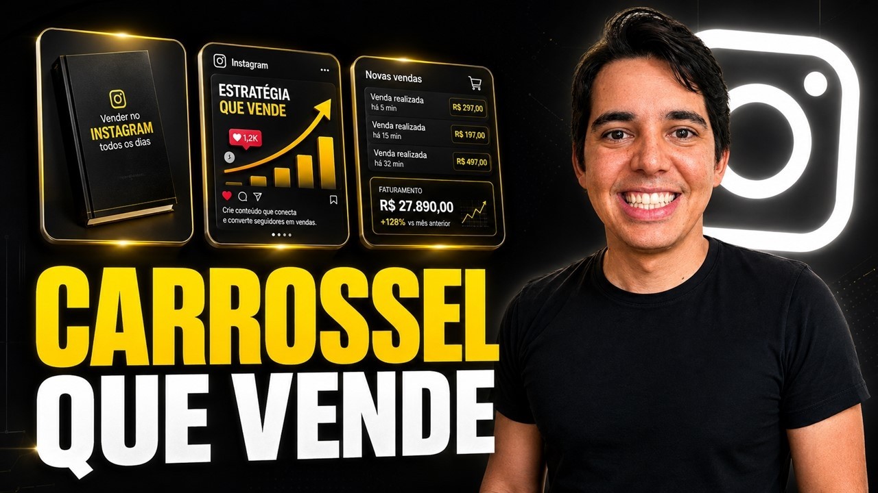 Como Fazer CRIATIVO em Carrossel que VENDE no Instagram (Passo a passo AUTORAL sem USAR IA)