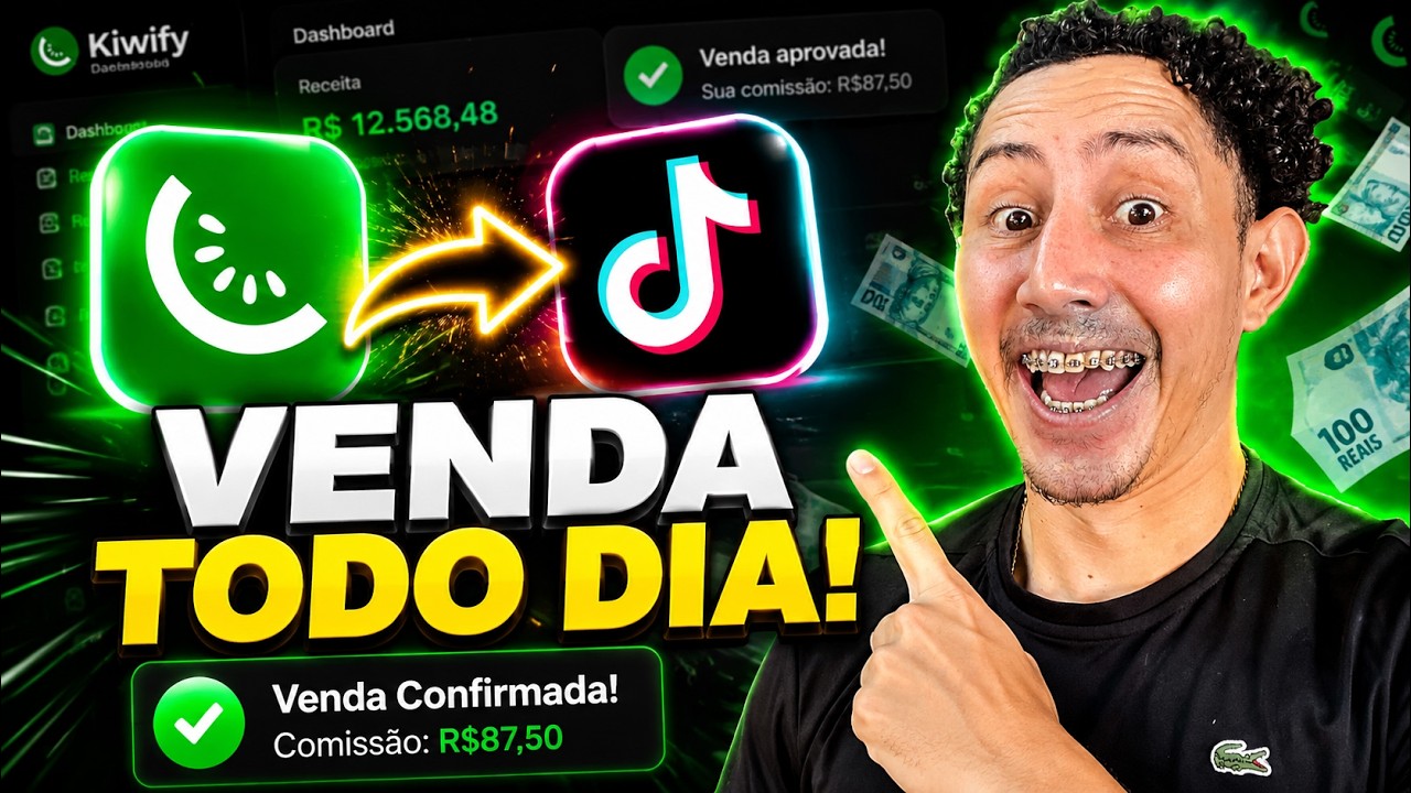 Como Fazer Sua Primeira Venda na Kiwify Rápido (Estratégia TikTok 2026)