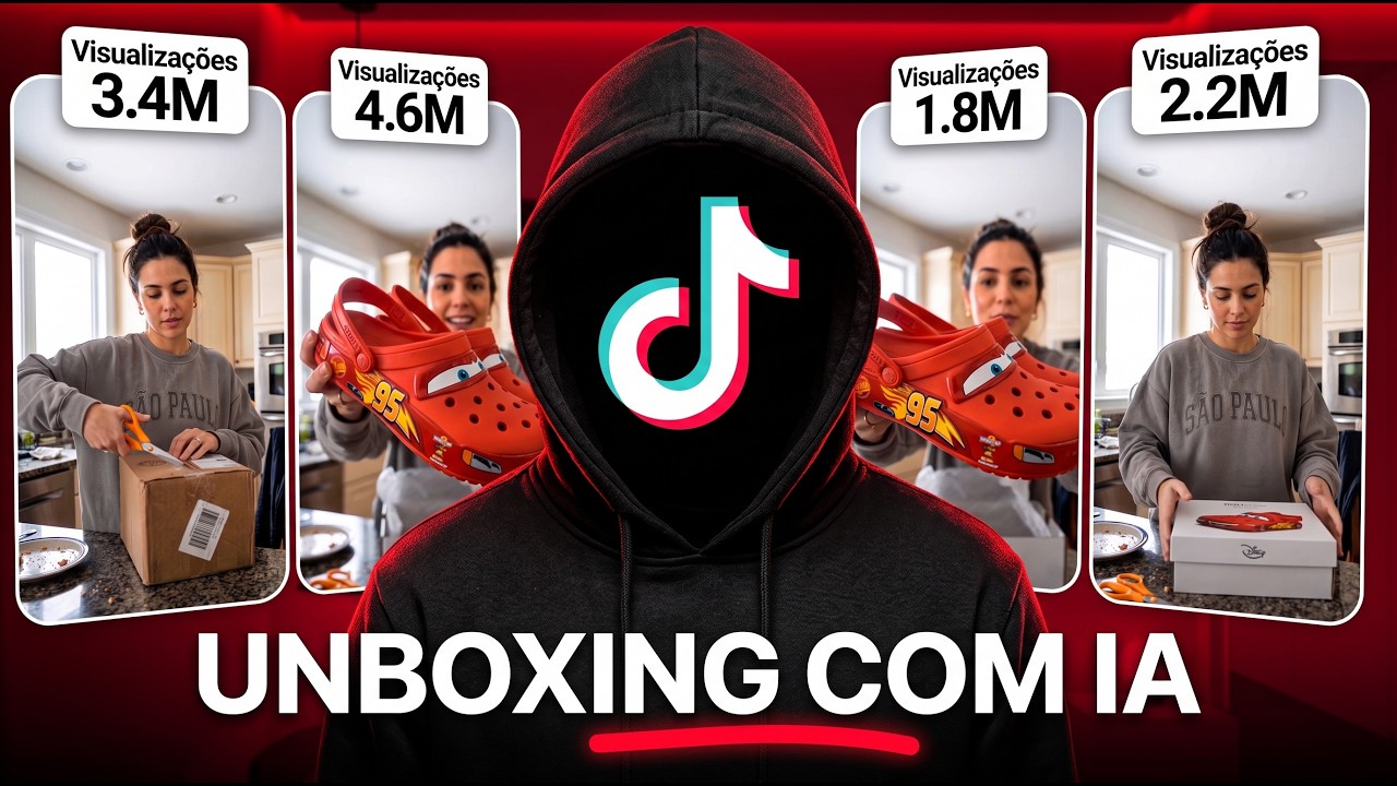 Como Fazer Videos de UMBOXING utilizando IA com Apenas 1 CLIQUE