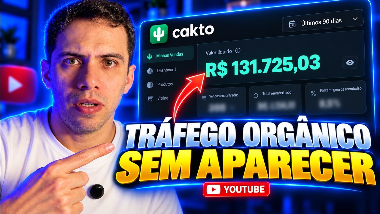 Como Fiz R$131.725 Com Tráfego Orgânico no YouTube — Veja Como Replicar!
