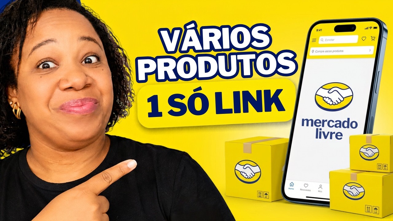 Como divulgar vários produtos do Mercado Livre com UM ÚNICO LINK?