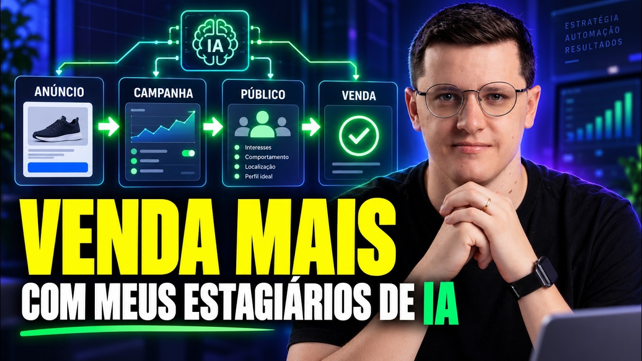 Criei 4 IAs especialistas em tráfego e vendas