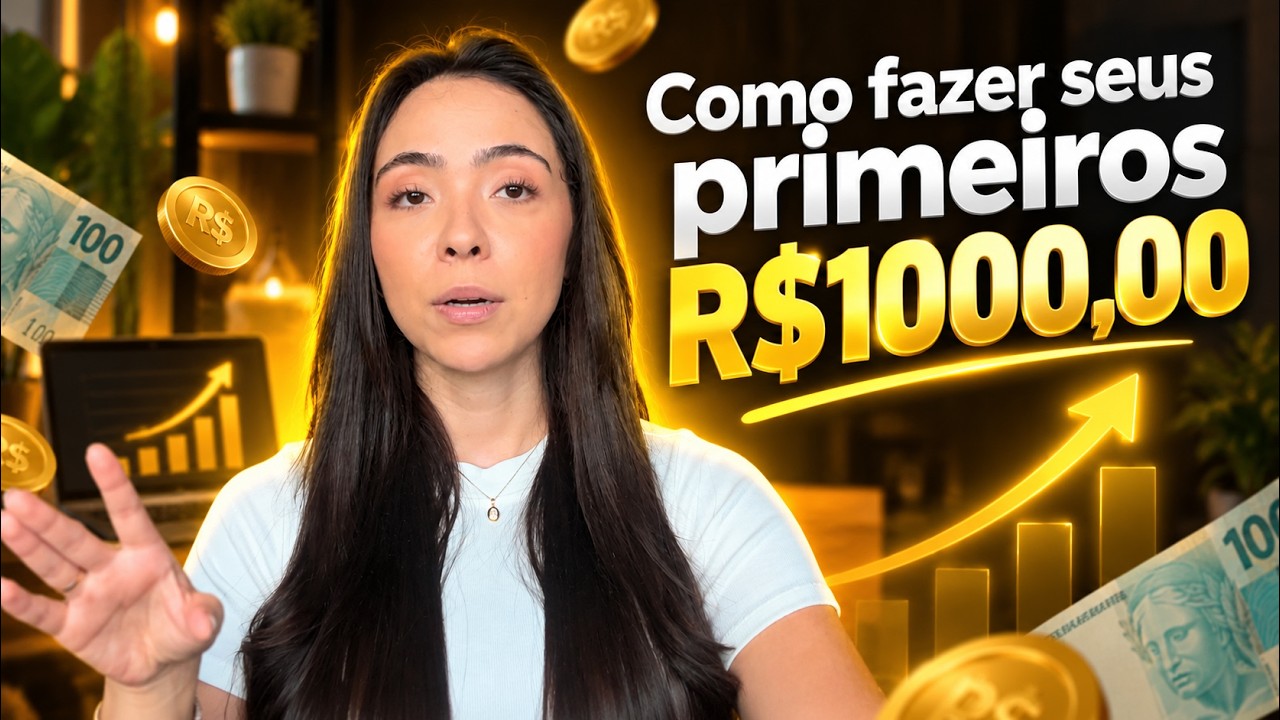 Do ZERO aos R$1.000 em 30 dias: meu método de renda extra online