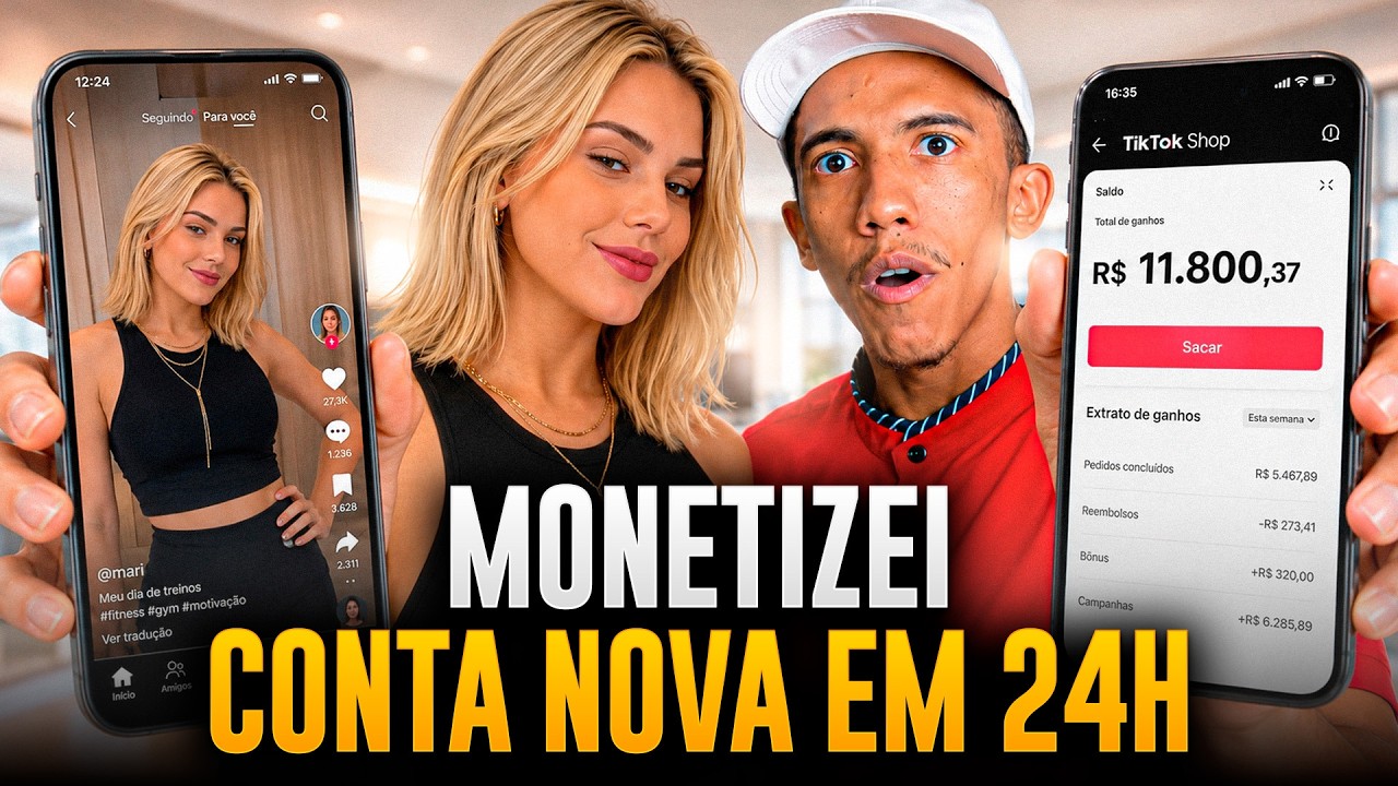 Eu CRIEI uma INFLUENCIADORA DE IA para VENDER SEM APARECER no TIKTOK SHOP | Jhonatas Silva