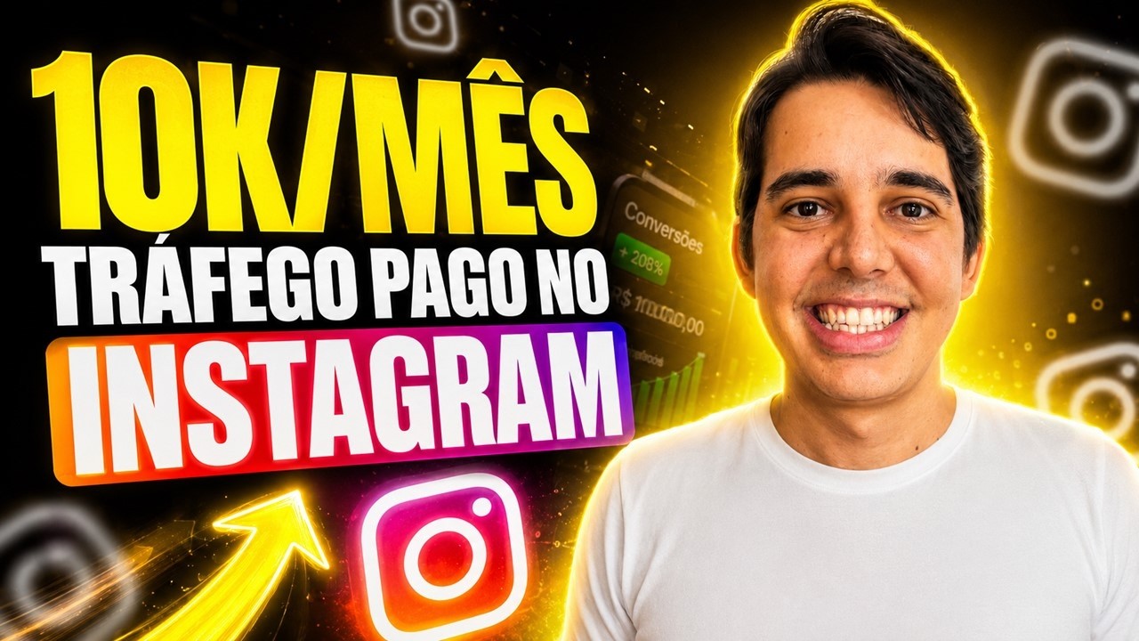 Fiz 10k/mês com tráfego pago no instagram (sem esforço e sem aparecer)