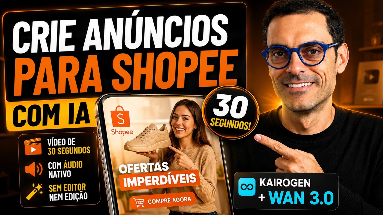 KAIROGEN + WAN 3.0 = Renda extra na SHOPEE criando ANÚNCIOS com IA (GUIA COMPLETO)