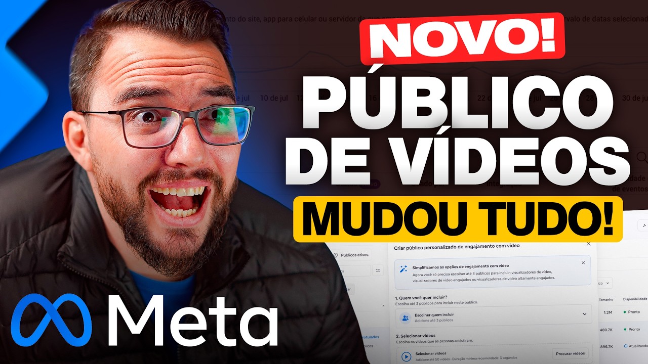 Nova Atualização: Públicos de Vídeo no Meta Ads 2026!