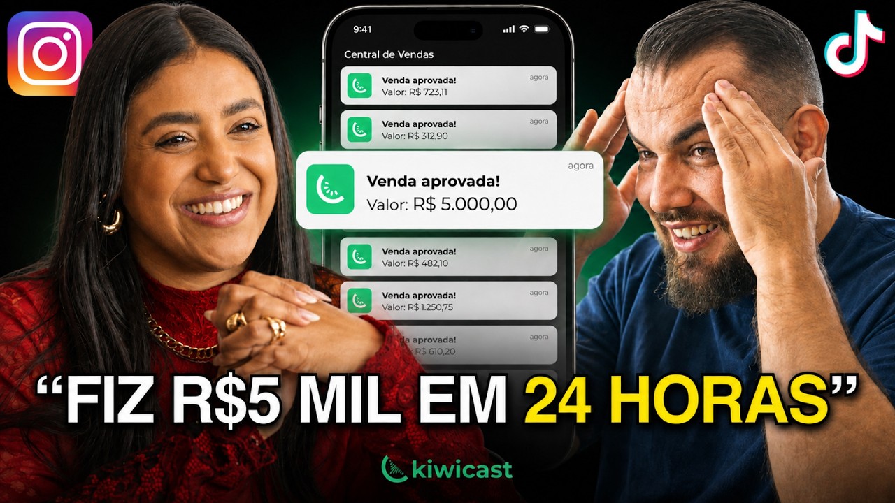 Nunca Investi em Tráfego Pago | Jéssica e Victor – Kiwicast #751