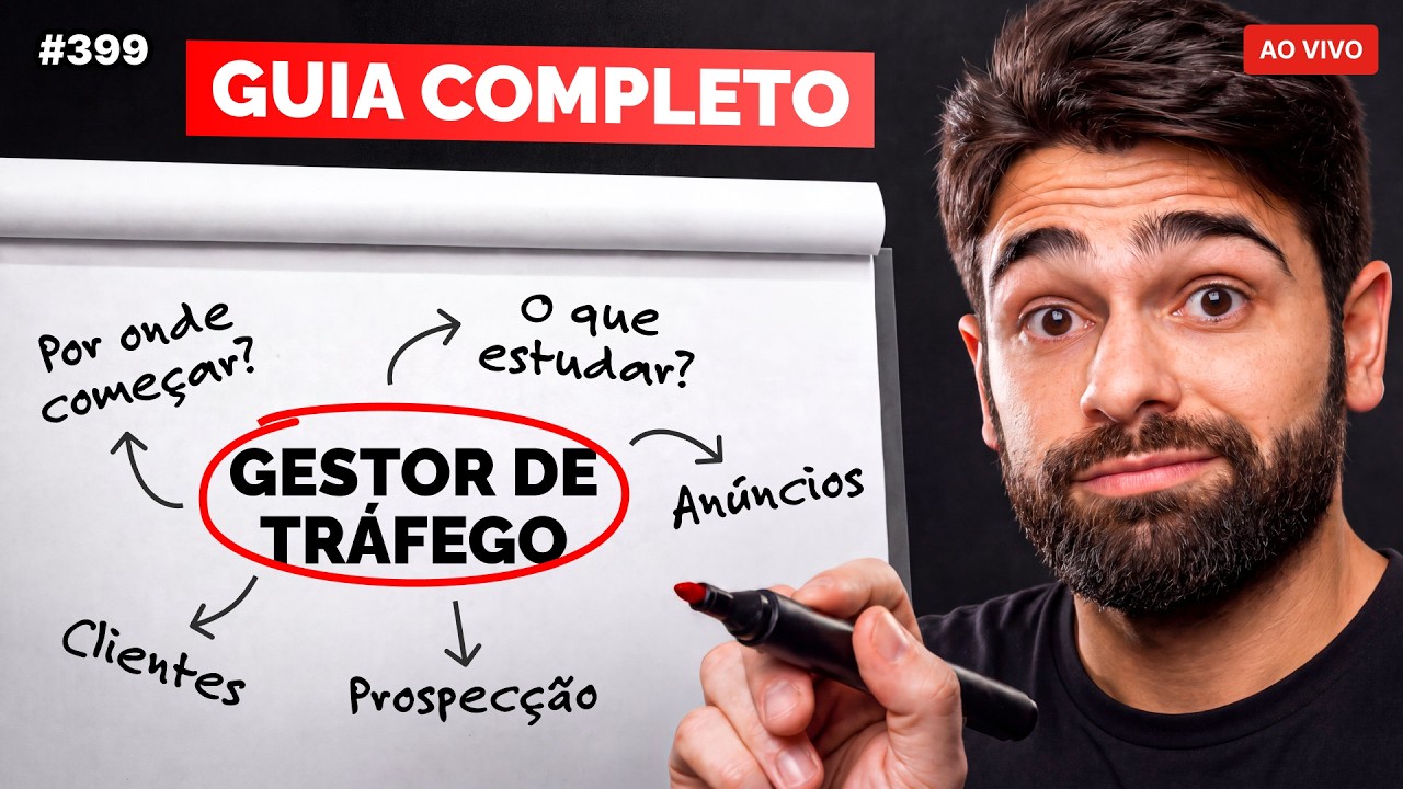 O guia completo do gestor de tráfego iniciante | Live #399