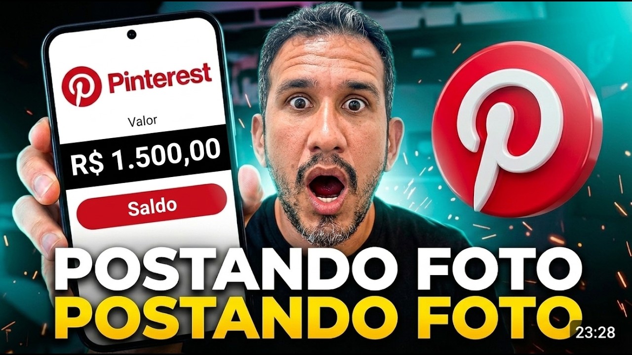 POSTANDO FOTOS NO PINTEREST QUE VENDEM COMO AFILIADO EM 2026