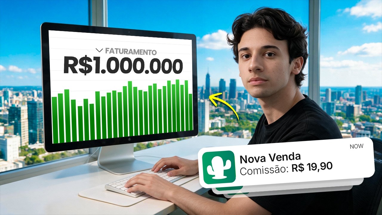 R$573,58 Por Dia Criando Low Ticket de R$19,90 com IA