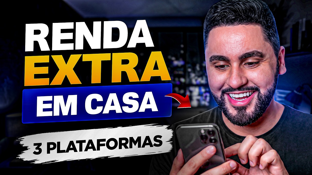3 plataformas que eu uso para gerar renda extra em casa pela internet!
