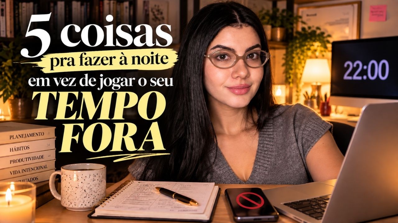 5 coisas para fazer à noite em vez de rolar a tela
