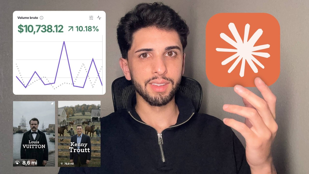 CRIEI UMA MAQUINA DE VÍDEOS IA EM 5 MIN QUE ME GERA $10 MIL DÓLARES/MES (Me copie)