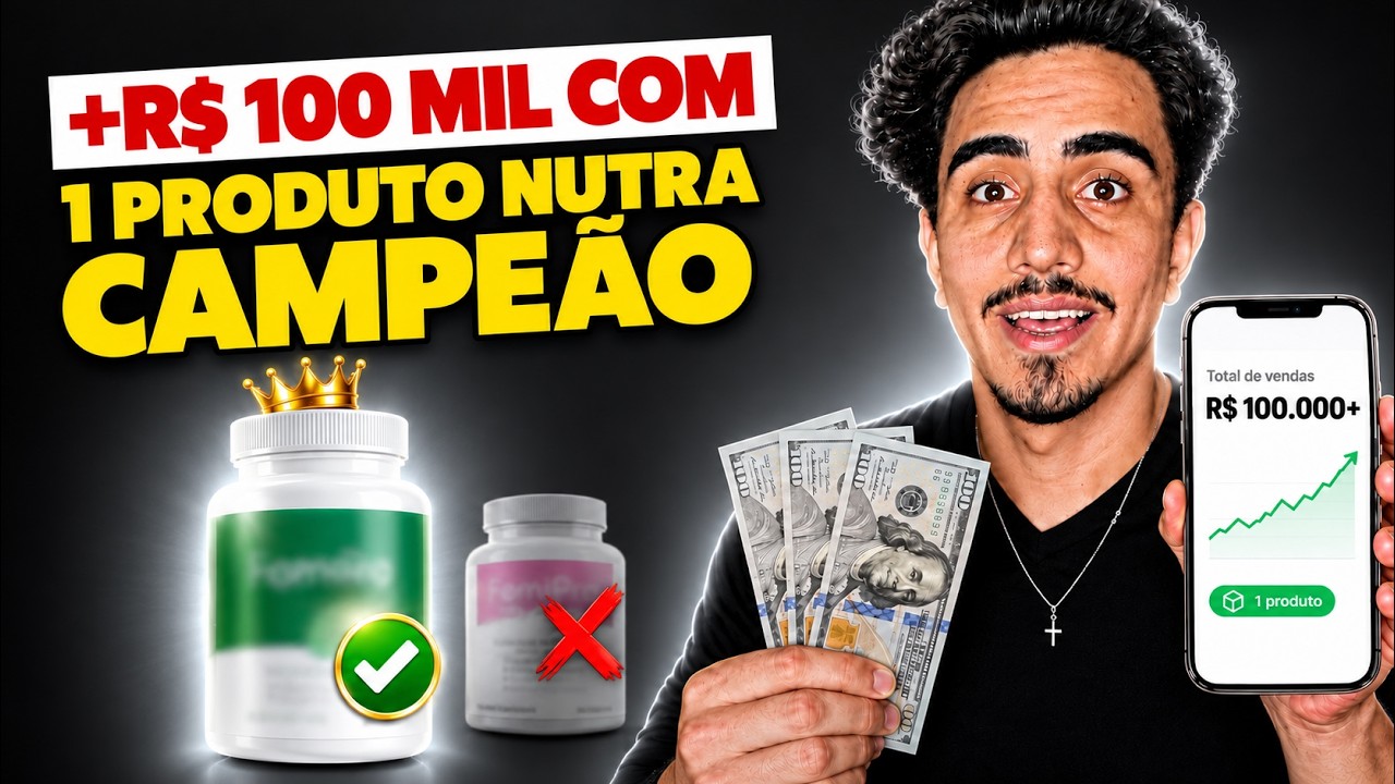 Como Escolher Produtos NUTRA no Google Ads para Afiliados em Dólar (Aula Nível Pago)