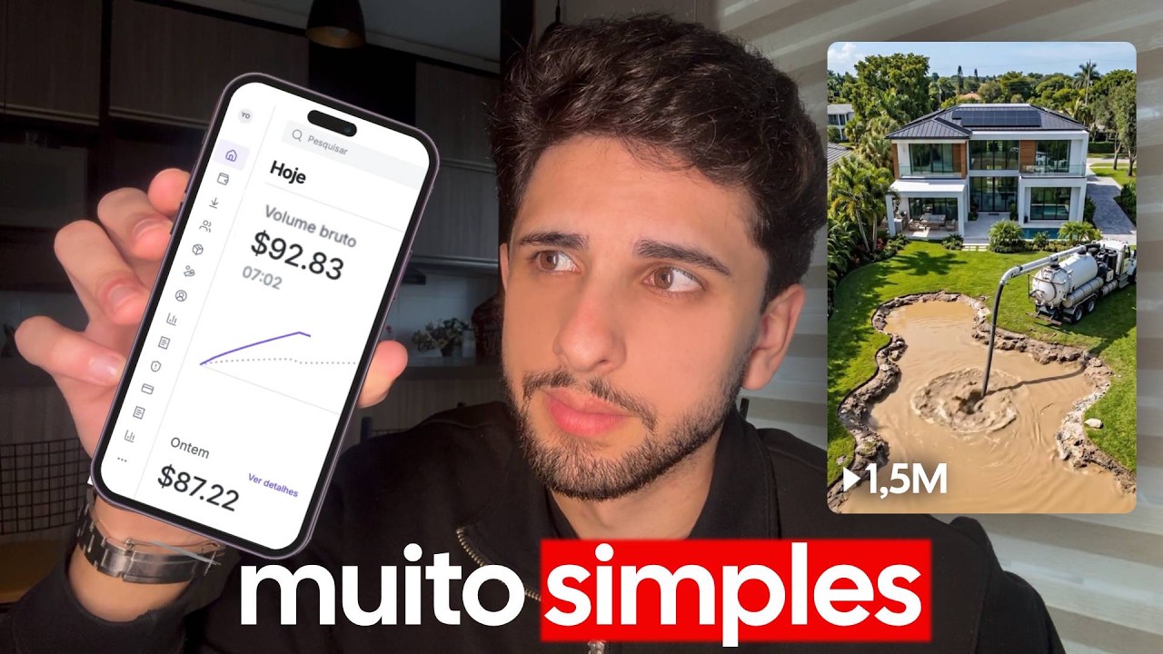 Como estou fazendo $100 dólares no dia com vídeos de construçao gerado por IA (Me copie)