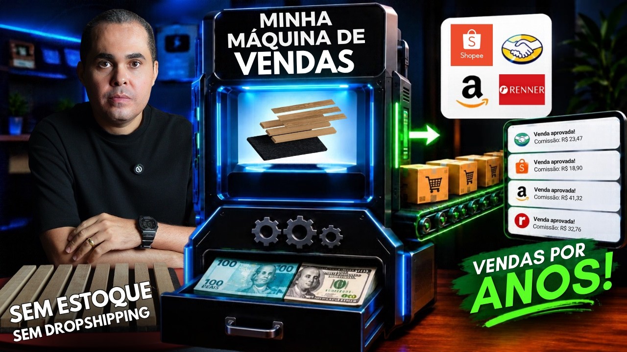 (Faço isso há 17 anos) Minha máquina de vendas automáticas: Shopee, Mercado Livre e AliExpress