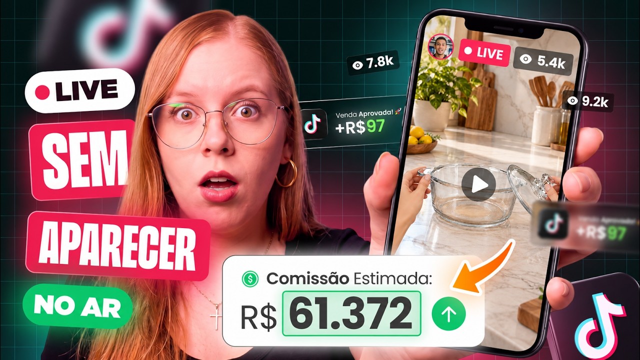 LIVE SEM MOSTRAR O ROSTO R$25K NO TIKTOK SHOP (MÉTODO SECRETO)