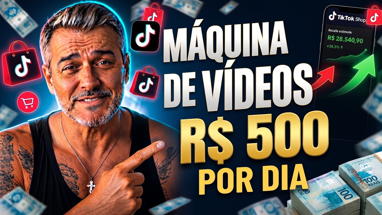 Multipliquei meus vídeos no TikTok e comecei a faturar R$ 500 por dia