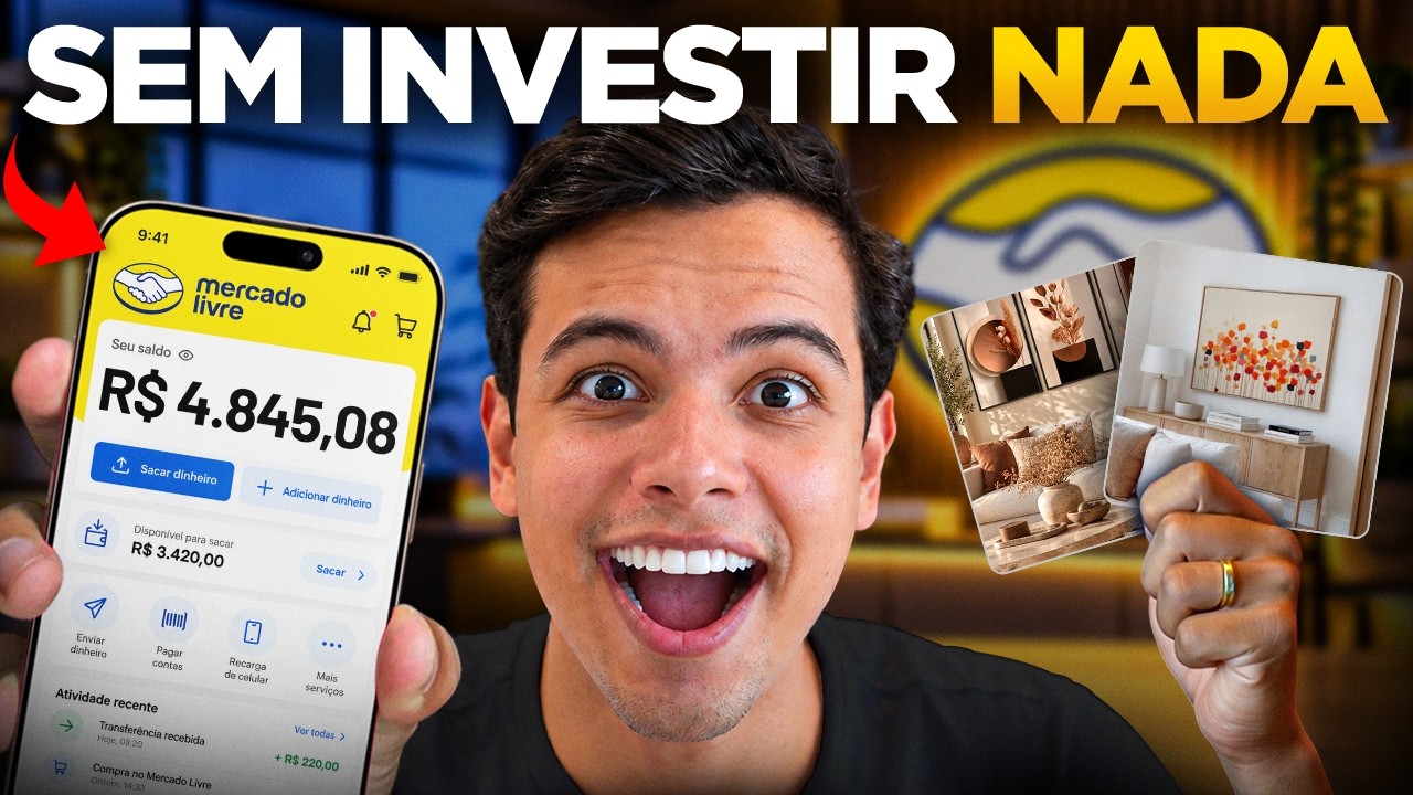 TESTEI UMA FORMA DE VENDER NO MERCADO LIVRE USANDO FOTOS GRATUITAS (SEM APARECER)