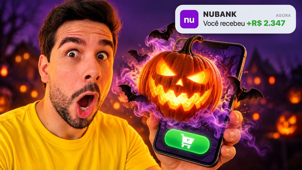 Testei a IA Vmake Labs pra Ganhar DINHEIRO no HALLOWEEN