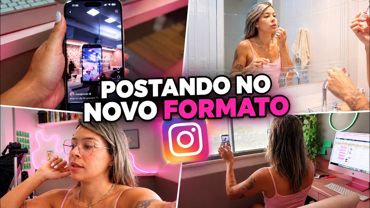 VLOG: Menos stories e mais conteúdo & como eu posto no reels de teste